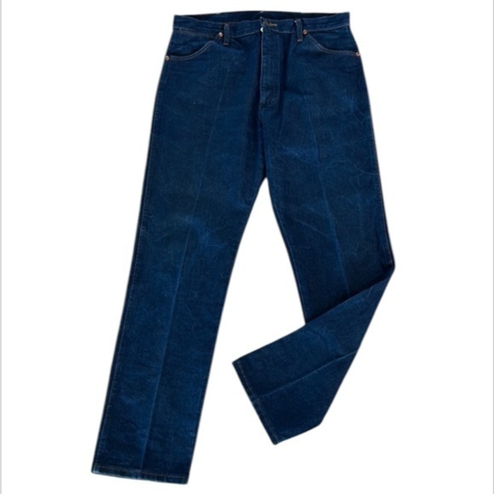 Wrangler 13MWZ men's classic patch jeans size 37x34